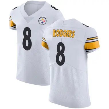 Aaron Rodgers Men's Elite White Pittsburgh Steelers Vapor Untouchable Jersey
