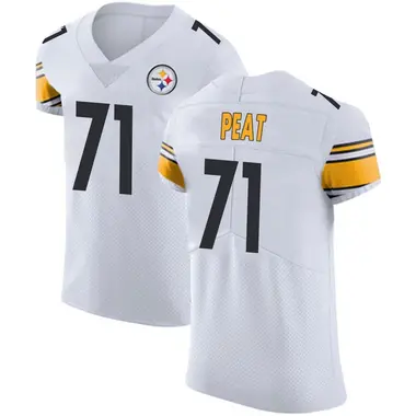 Andrus Peat Men's Elite White Pittsburgh Steelers Vapor Untouchable Jersey