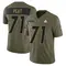 Andrus Peat Youth Limited Olive Pittsburgh Steelers 2025 Salute to Service Jersey