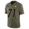 Andrus Peat Youth Limited Olive Pittsburgh Steelers 2025 Salute to Service Jersey