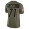 Andrus Peat Youth Limited Olive Pittsburgh Steelers 2025 Salute to Service Jersey