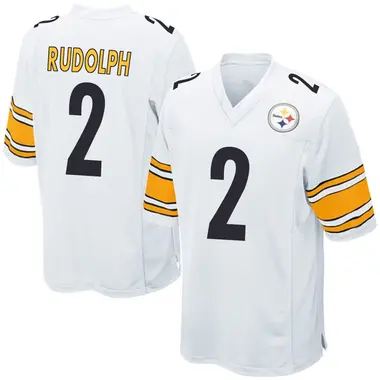 Mason Rudolph Men's Game White Pittsburgh Steelers Jersey