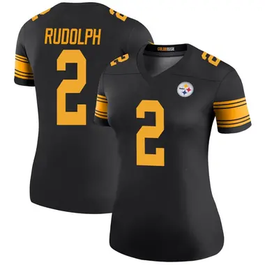 Mason Rudolph Women's Legend Black Pittsburgh Steelers Color Rush Jersey