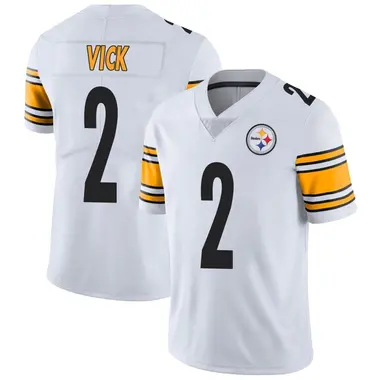 Mike Vick Men's Limited White Pittsburgh Steelers Vapor Untouchable Jersey