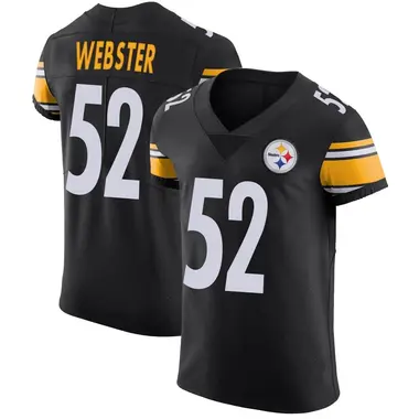 Mike Webster Men's Elite Black Pittsburgh Steelers Team Color Vapor Untouchable Jersey