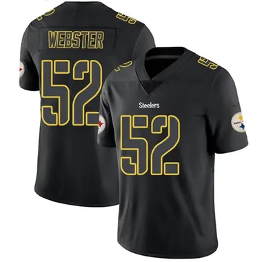 Mike Webster Men's Limited Black Impact Pittsburgh Steelers Jersey