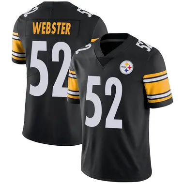 Mike Webster Men's Limited Black Pittsburgh Steelers Team Color Vapor Untouchable Jersey