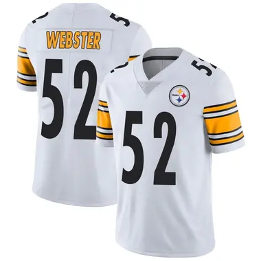 Mike Webster Men's Limited White Pittsburgh Steelers Vapor Untouchable Jersey