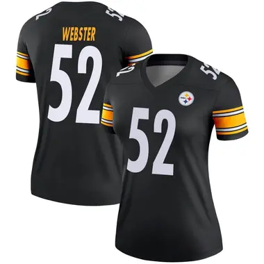 Mike Webster Women's Legend Black Pittsburgh Steelers Jersey