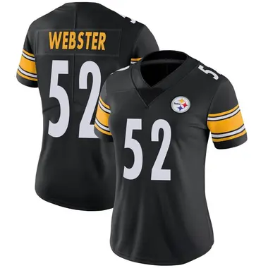Mike Webster Women's Limited Black Pittsburgh Steelers Team Color Vapor Untouchable Jersey