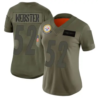 Mike Webster Women's Limited Camo Pittsburgh Steelers 2019 Salute to Service Jersey