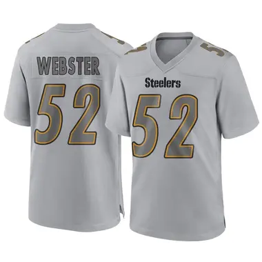 Mike Webster Youth Game Gray Pittsburgh Steelers Atmosphere Fashion Jersey