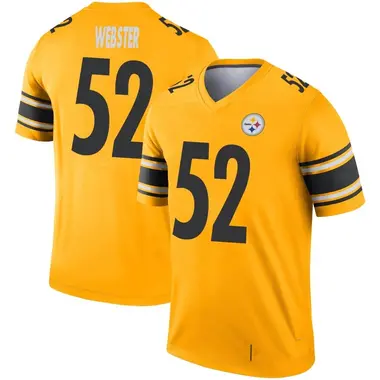 Mike Webster Youth Legend Gold Pittsburgh Steelers Inverted Jersey